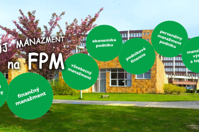 Študuj manažment na FPM