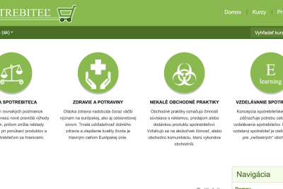 Portál Spotrebiteľ na podporu ochrany spotrebiteľa a udržateľnú výrobu a spotrebu