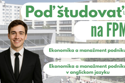 Študuj manažment na FPM