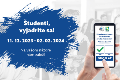 Študentská anketa v ZS 2023/2024